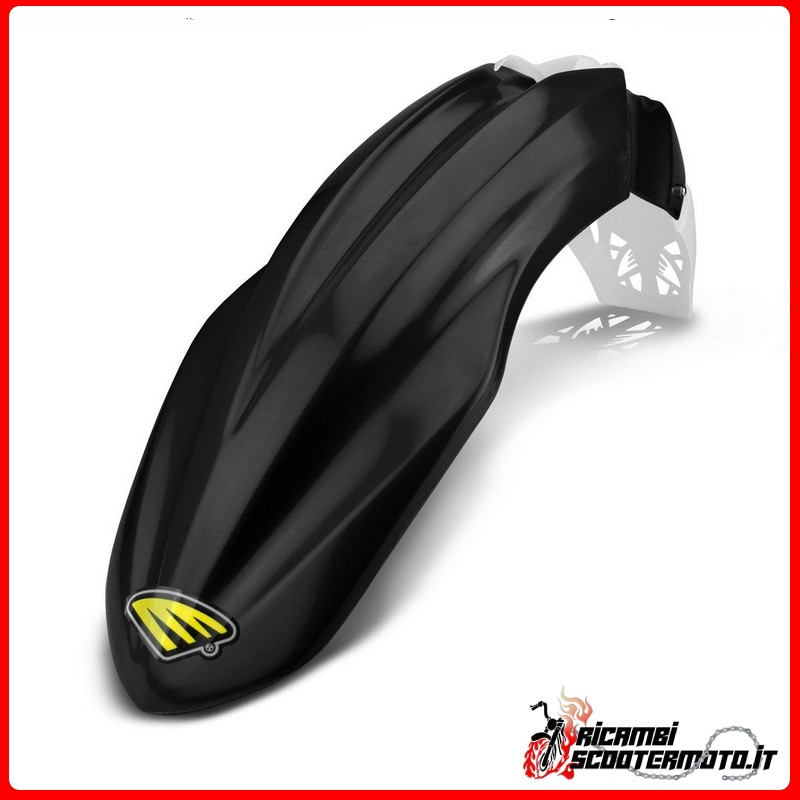 FRONT MUDGUARD BLACK - WHITE KAWASAKI KX-F 250 4T 2013-2016