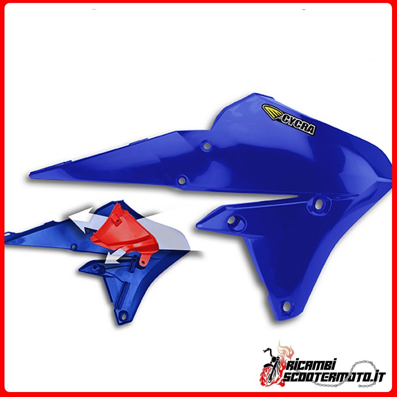 TRANSPORTADOR DE RADIADOR AZUL YAMAHA WR-F 250 4T 2015-2019