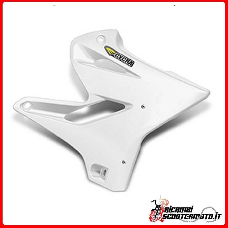 CONVOGLIATORE RADIATORE BIANCO YAMAHA YZ 125 2004-2021