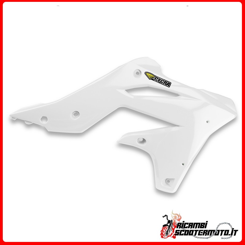 RADIATOR AIR INTAKES WHITE KAWASAKI KX-F 450 4T 2013-2015