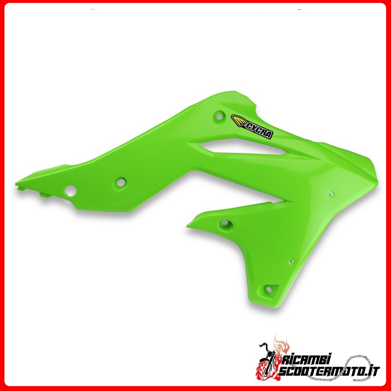 GREEN RADIATOR AIR INTAKES KAWASAKI KX-F 450 4T 2013-2015
