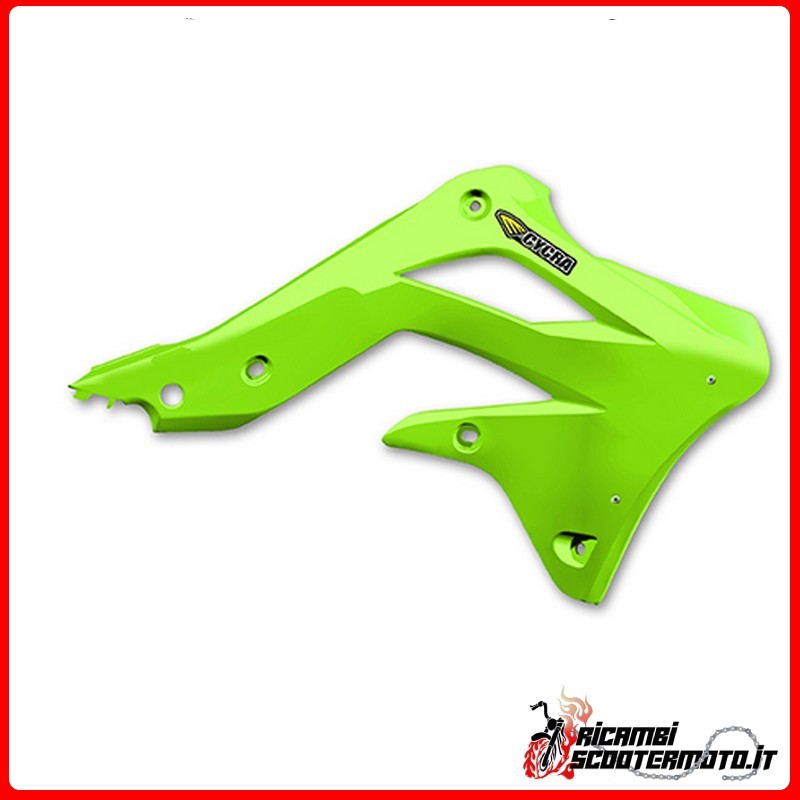 GREEN RADIATOR AIR INTAKES KAWASAKI KX-F 450 4T 2012-2015 GREEN RADIATOR AIR INTAKES KAWASAKI KX-F 450 4T 2012-2015