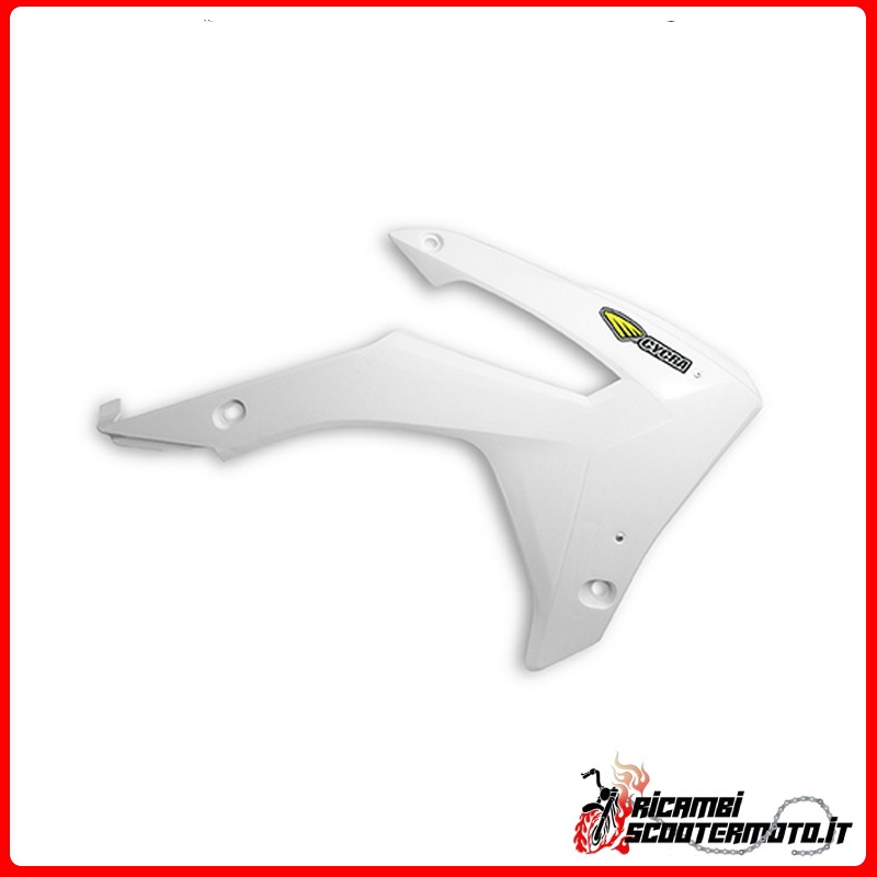 PRISE D'AIR DE RADIATEUR BLANCHE HONDA CR-F 450 R 2013-2016
