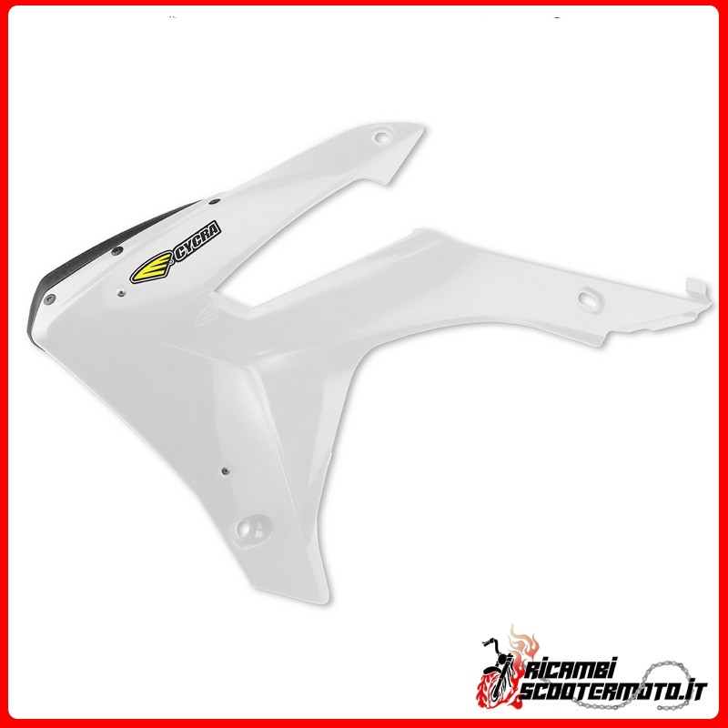 RADIATOR AIR INTAKES WHITE HONDA CR-F 450 R 2013-2016