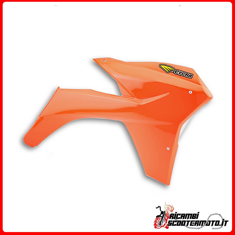 ORANGE RADIATOR AIR INTAKES KTM EXC 125 2012-2013