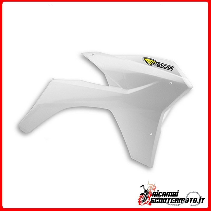 RADIATOR AIR INTAKES WHITE KTM EXC 125 2012-2013