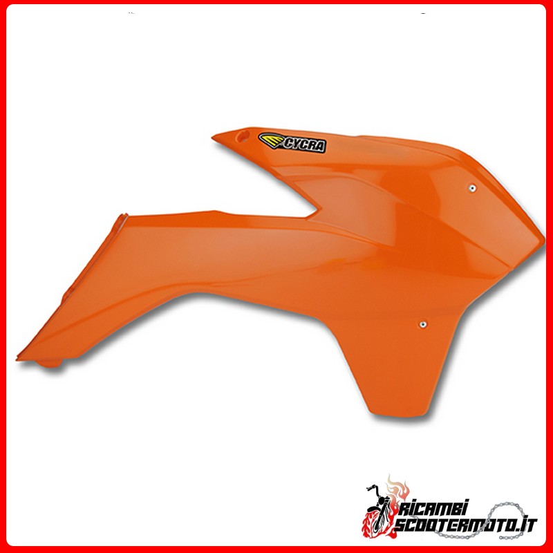TOMAS DE AIRE DEL RADIADOR DE COLOR NARANJA KTM SX 125 2013-2015