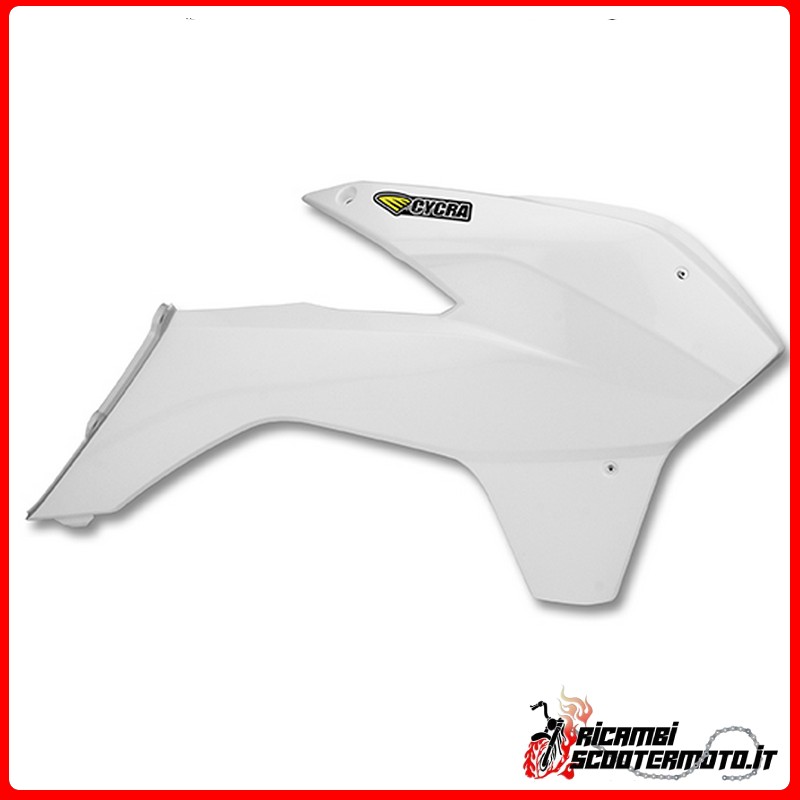 Kühlerlufteinlässe weiß KTM SX 125 2013-2015