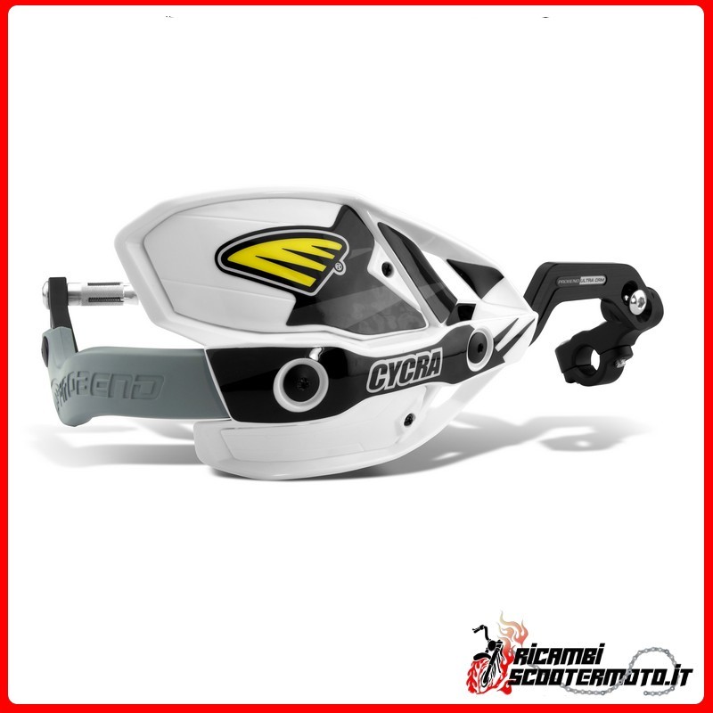 ULTRA PROBEND CRM HANDGUARDS 28MM WHITE HUSQVARNA CR 125 2000-2013
