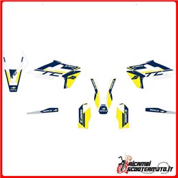 KIT D'AUTOCOLLANTS BLEU HUSQVARNA TC 85 PETITES ROUES 2018-2018