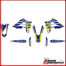 BLAUES AUFKLEBER-SET SHERCO SE 250 2T ENDURO 2016-2016