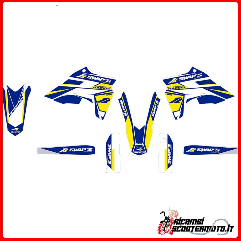 BLUE STICKER KIT SHERCO SE 250 2T ENDURO 2016-2016