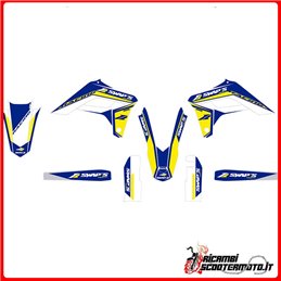 KIT DE PEGATINAS AZULES SHERCO SE 250 2T ENDURO 2017-2018