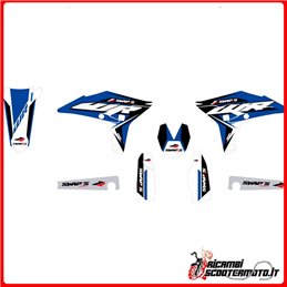 BLUE STICKER KIT YAMAHA WR-F 450 4T 2012-2016