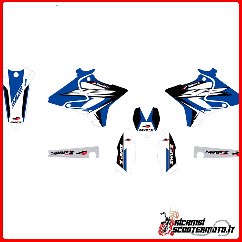 BLUE STICKER KIT YAMAHA YZ 125 2015-2021