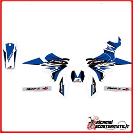 BLUE STICKER KIT YAMAHA YZ-F 250 4T 2014-2017