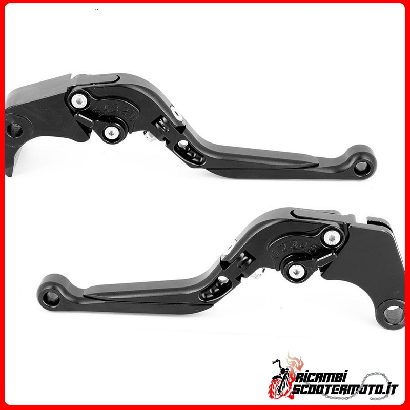 BRAKE AND CLUTCH LEVER KIT BLACK YAMAHA MT-10 2016-2023