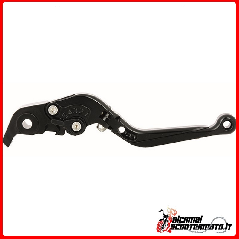 BRAKE AND CLUTCH LEVER KIT BLACK KAWASAKI ZX-10 R NINJA AVEC ABS 2016-2023