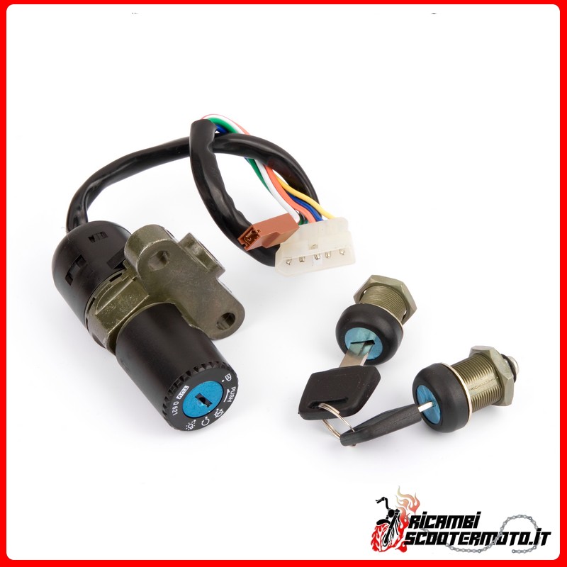 FRAME BLOCK AND LOCKS KIT DERBI SENDA 50 R 1996-1999