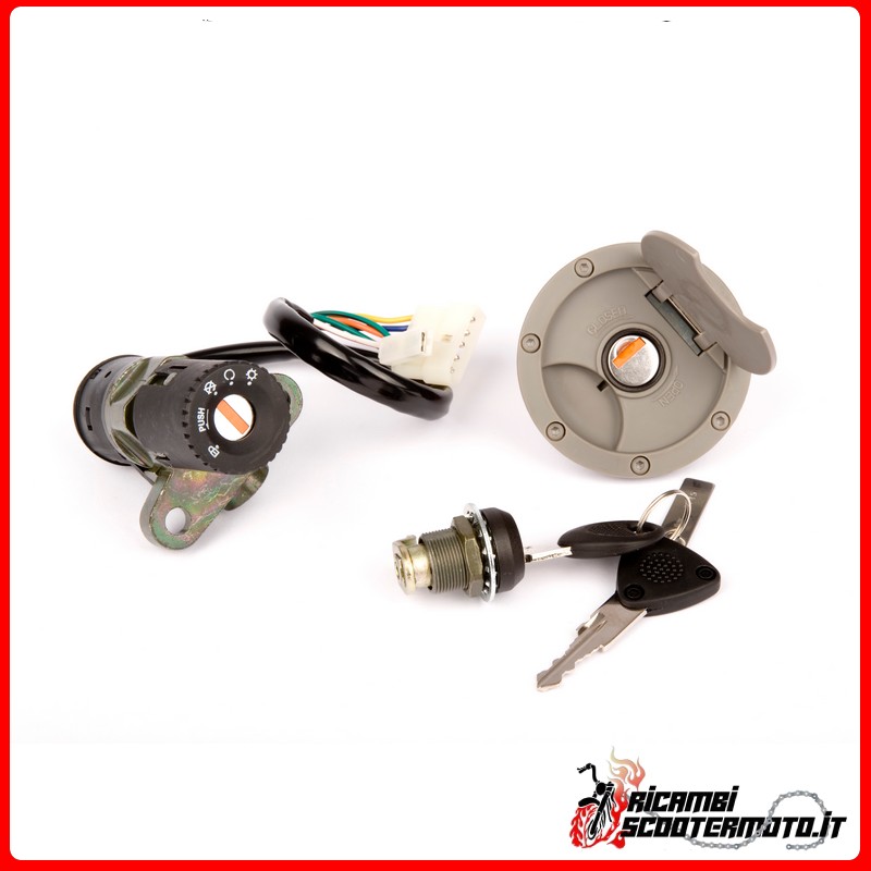FRAME BLOCK AND LOCKS KIT RIEJU RS1 50 1999-2005