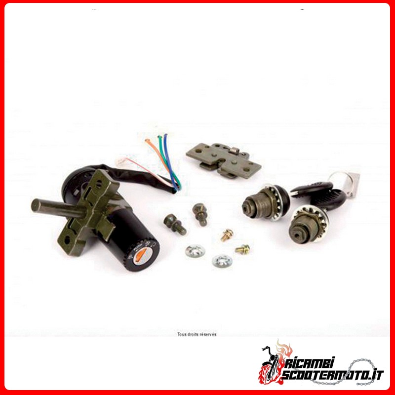 KIT DE BLOCS DE CADRE ET DE SERRURES DERBI ATLANTIS 50 2T 1999-2001