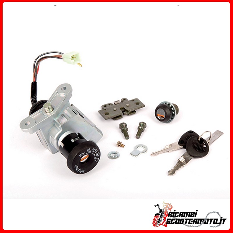 FRAME BLOCK AND LOCKS KIT DERBI ATLANTIS 50 2T 1999-2001