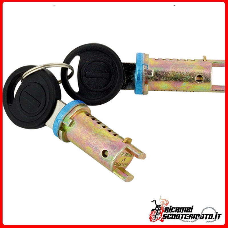KIT DE BLOCS DE CADRE ET DE SERRURES PIAGGIO QUARTZ 50 1992-1996