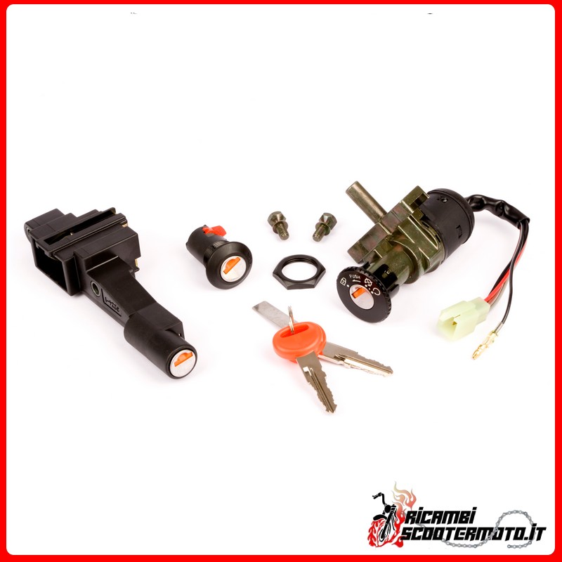 KIT DE BLOCS DE CADRE ET DE SERRURES MALAGUTI F10 50 JET LINE 1994-1998
