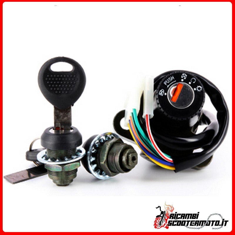 FRAME BLOCK AND LOCKS KIT DERBI SENDA 50 SM 2002-2004