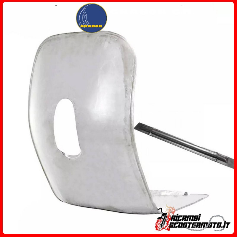 KIT COMPLETO DE RESTAURACIÓN DE PLATAFORMA DE ESCUDO CON REFUERZOS DE CHAPA PIAGGIO VESPA RALLY 180 1963-1977 LAMIERATO