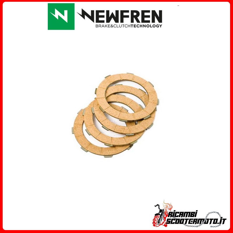 JEU DE DISQUES D'EMBRAYAGE NEWFREN PIAGGIO COSA 2 125 1991 - 1997