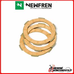 JEU DE DISQUES D'EMBRAYAGE NEWFREN PIAGGIO VESPA FL 125 1989 - 1990