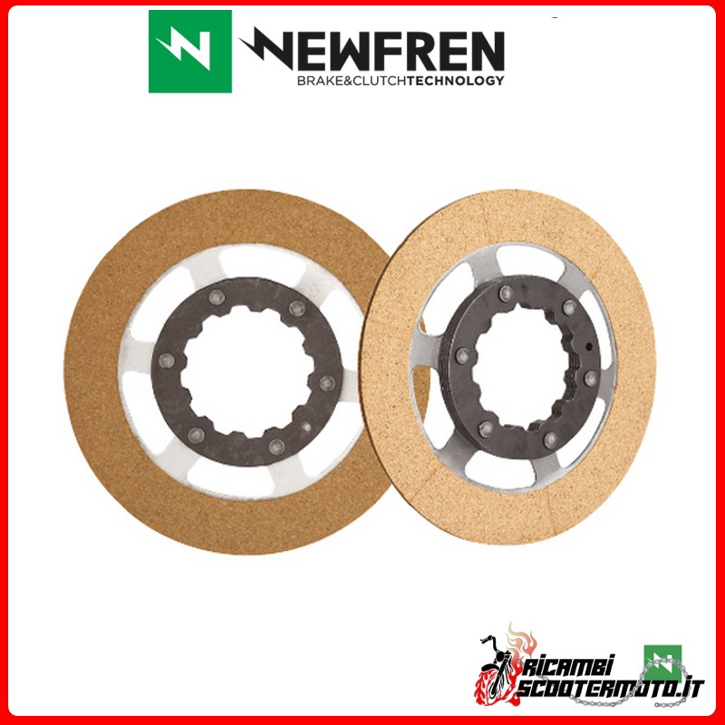NEWFREN CLUTCH DISC SET PIAGGIO APE TM 220 2009 - 2016 NEWFREN CLUTCH DISC SET PIAGGIO APE TM 220 2009 - 2016