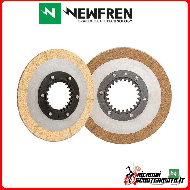 NEWFREN CLUTCH DISC SET PIAGGIO APE AD1 / AD2 / AE 175 1964 - 1974 NEWFREN CLUTCH DISC SET PIAGGIO APE AD1 / AD2 / AE 175 1964 - 1974