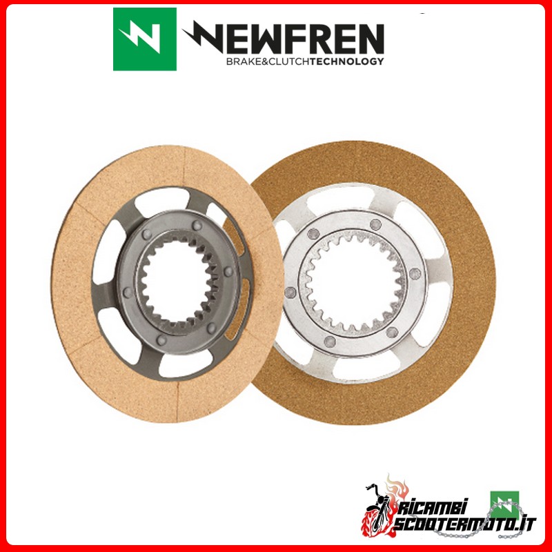 NEWFREN CLUTCH DISC SET PIAGGIO APE LS lubrificazione separata 220 0