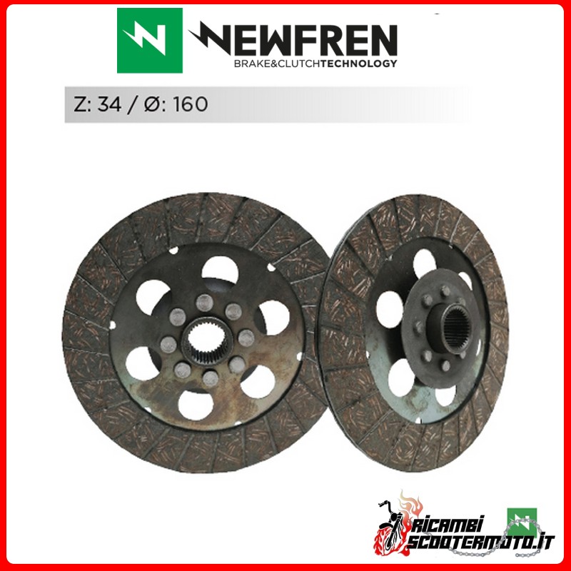 DISCO FRIZIONE NEWFREN BMW R 45 (21_0068 - 248)(a 09/80) 450 1978 - 1980 CONDUTTORE DRY CLUTCH