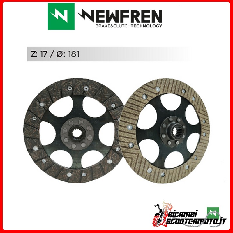 DISCO FRIZIONE NEWFREN BMW K GT 1200 2002 - 2005 CONDUTTORE DRY CLUTCH
