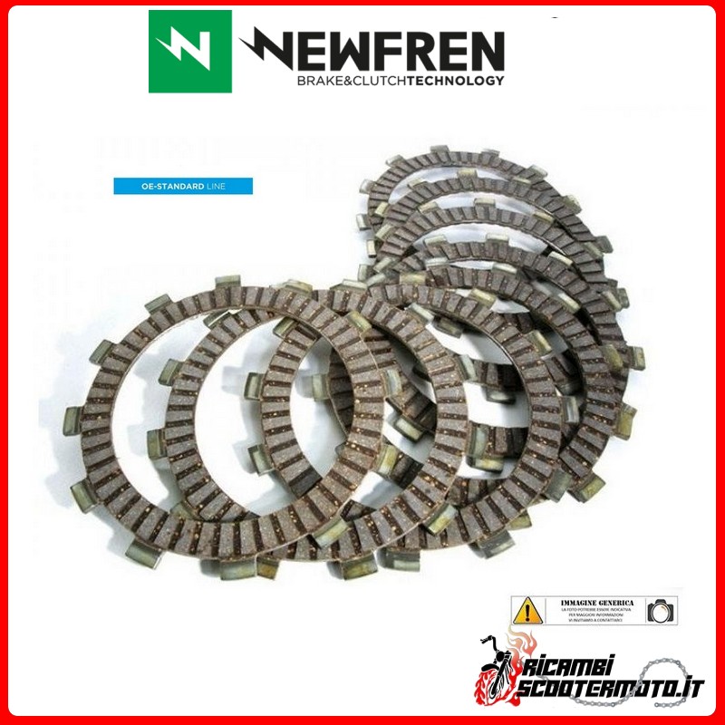 NEWFREN CLUTCH DISC SET DUCATI 848 848 2008 - 2010 NEWFREN CLUTCH DISC SET DUCATI 848 848 2008 - 2010