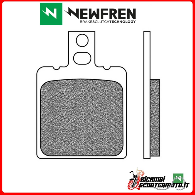 NEWFREN FRONT BRAKE PADS LAVERDA 125 -1982