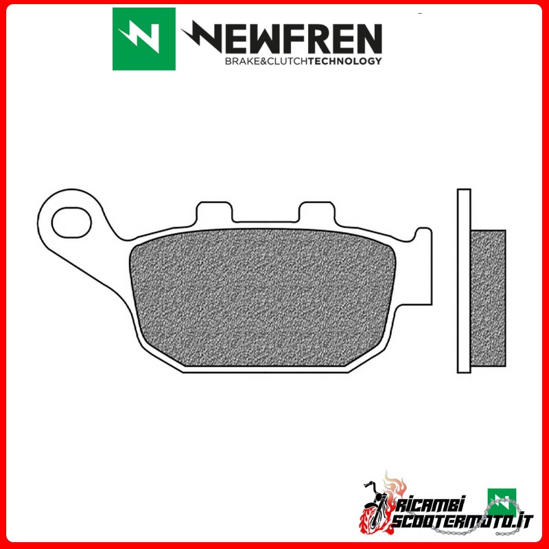 NEWFREN HINTERE BREMSBELÄGE CF MOTO NK 150 2015 - 2019