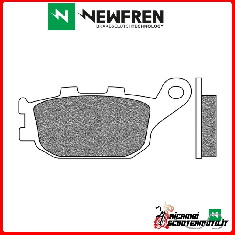 NEWFREN REAR BRAKE PADS HONDA FORZA DTC 750 2021 - 2024