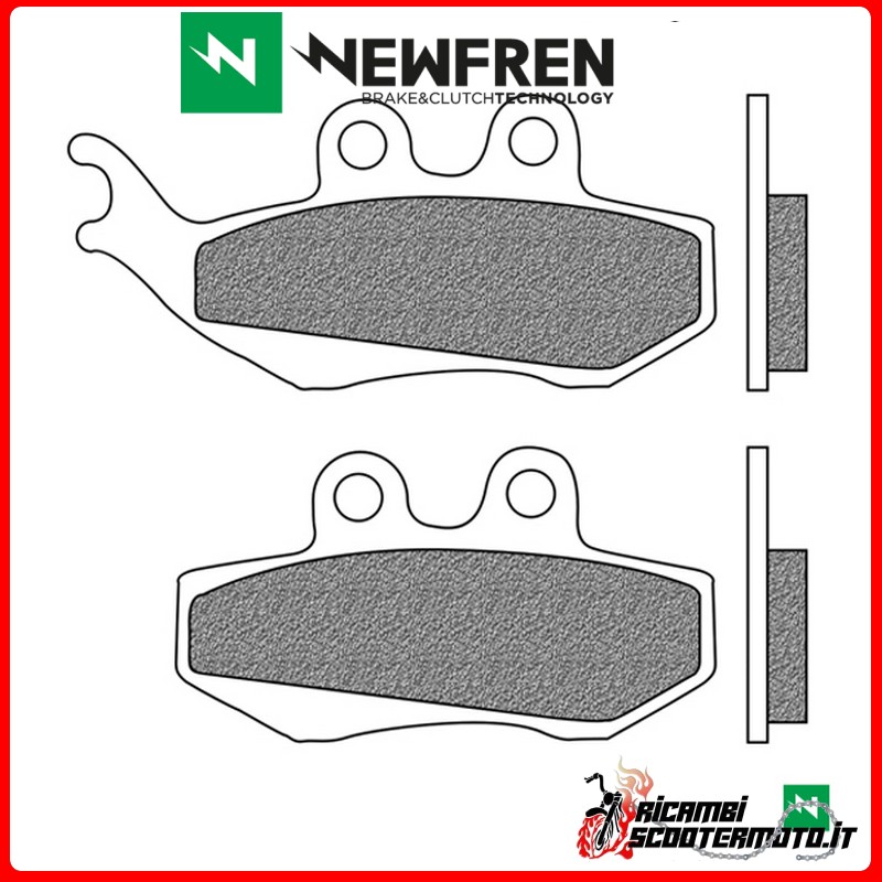 NEWFREN FRONT BRAKE PADS RIEJU RS1 CASTROL 50 2001 > NEWFREN FRONT BRAKE PADS RIEJU RS1 CASTROL 50 2001 >