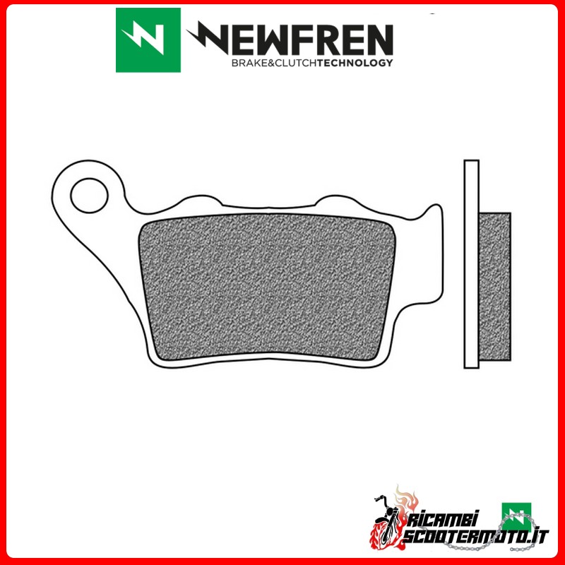 NEWFREN REAR BRAKE PADS VOR all models 400 2000 >