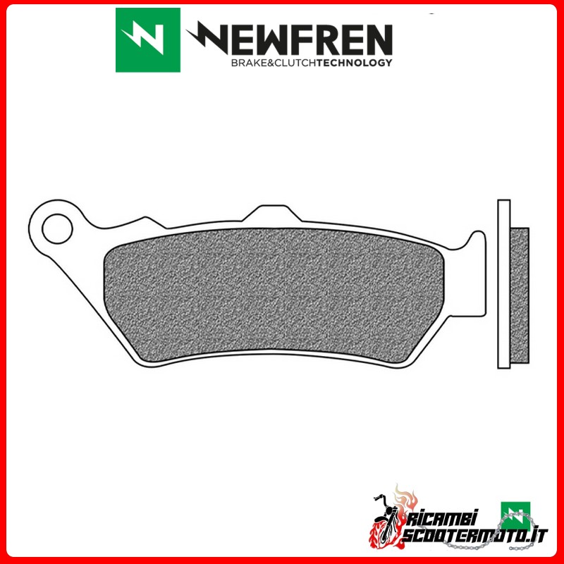 NEWFREN FRONT BRAKE PADS YAMAHA DT X SUPERMOTARD 125 2005 - 2006 NEWFREN FRONT BRAKE PADS YAMAHA DT X SUPERMOTARD 125 2005 - 2006