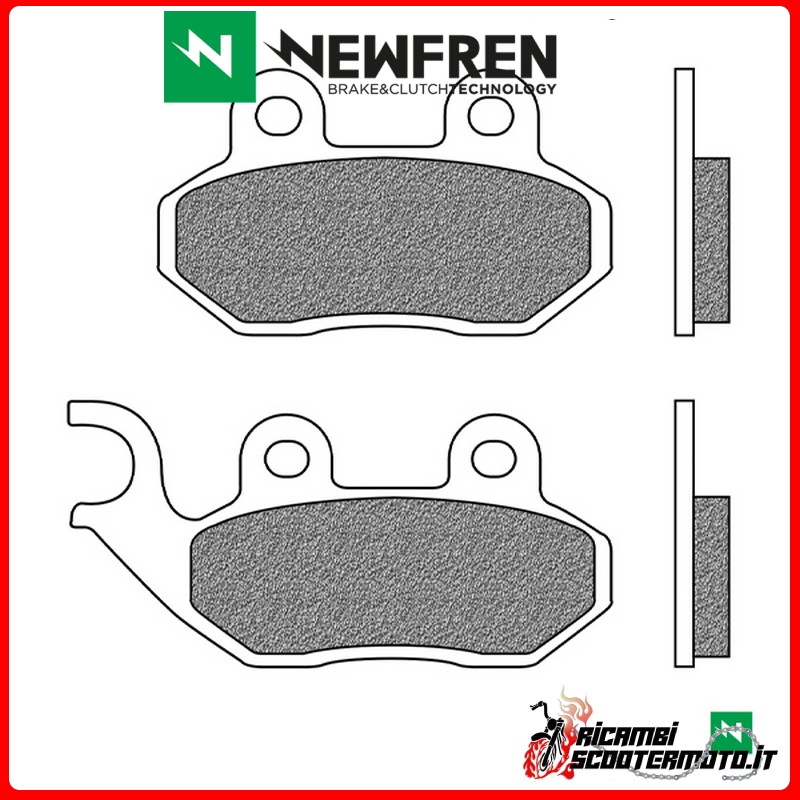 NEWFREN FRONT BRAKE PADS CAGIVA PASSING 50 1995 >