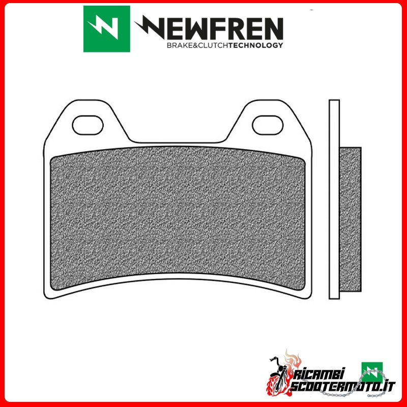 NEWFREN FRONT BRAKE PADS BIMOTA DB4 904 1998 >