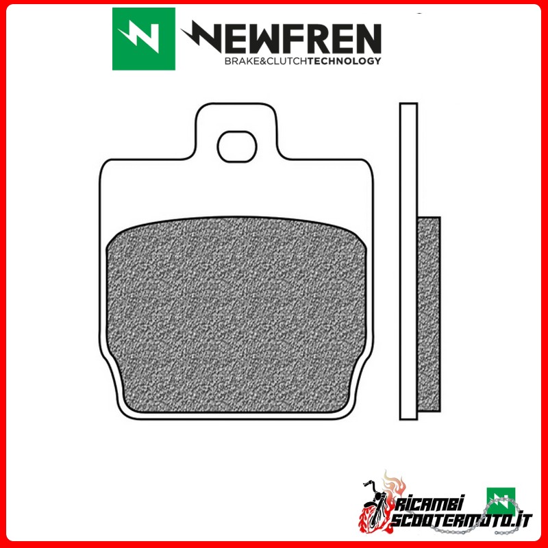 PLAQUETTES DE FREIN ARRIÈRE NEWFREN MALAGUTI F 12 R PHANTOM LC 50 2001 - 2005
