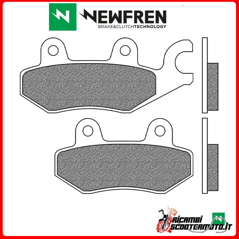 NEWFREN FRONT BRAKE PADS KEEWAY PARTNER 100 2006 - 2010 NEWFREN FRONT BRAKE PADS KEEWAY PARTNER 100 2006 - 2010