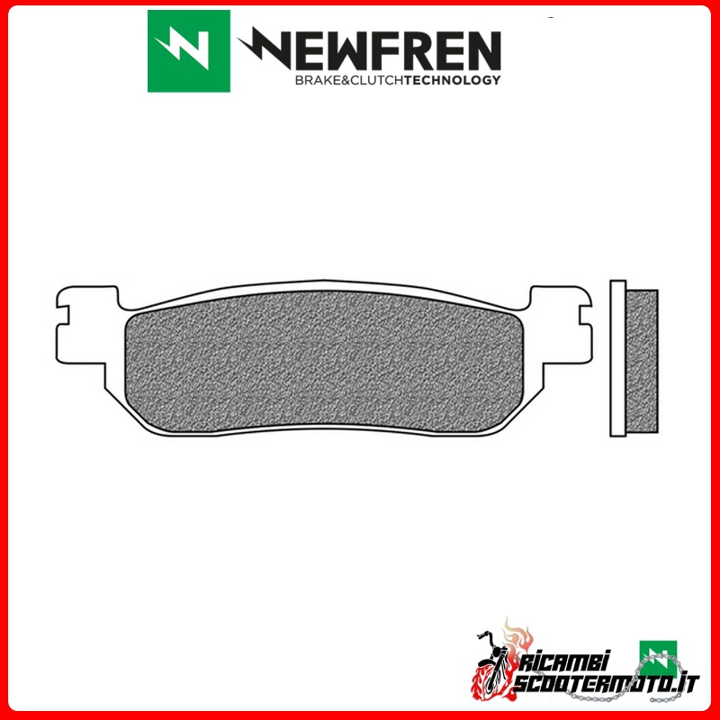NEWFREN REAR BRAKE PADS YAMAHA MAJESTY YP 250 2000 - 2003