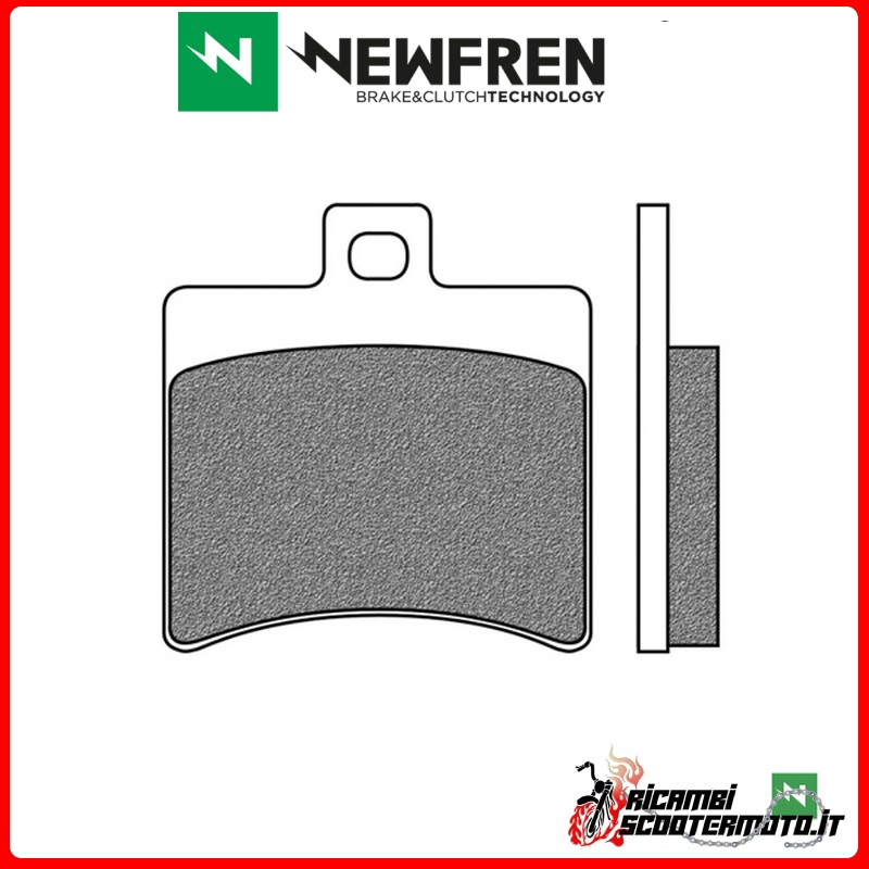 NEWFREN REAR BRAKE PADS HYOSUNG GD EXIV-R 250 2015 > NEWFREN REAR BRAKE PADS HYOSUNG GD EXIV-R 250 2015 >